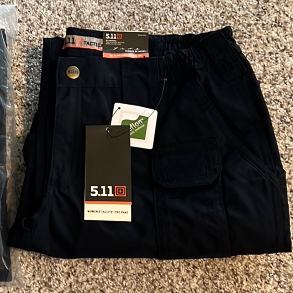 Women pair of navy blue 5.11 pants. Never worn still have tags.